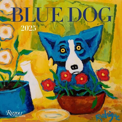 Blue Dog 2025 Wall Calendar (Wall)