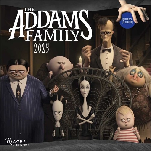 The Addams Family 2025 Wall Calendar (Wall)