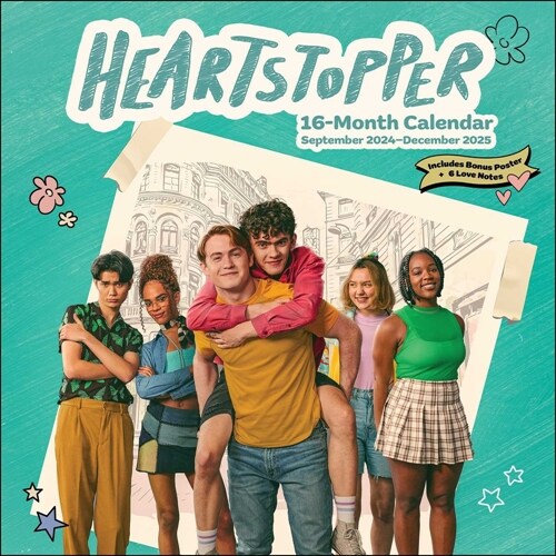 Heartstopper 16-Month 2024-2025 Wall Calendar with Bonus Poster and Love Notes (Wall)