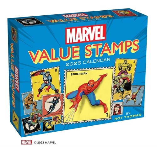 Marvel Value Stamps 2025 Day-To-Day Calendar (Daily)