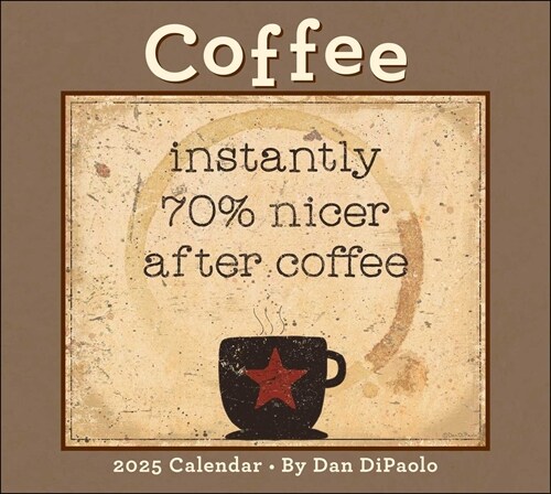 Coffee 2025 Deluxe Wall Calendar (Wall)