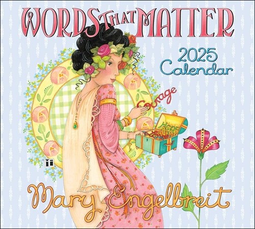 Mary Engelbreits Words That Matter 2025 Deluxe Wall Calendar (Wall)