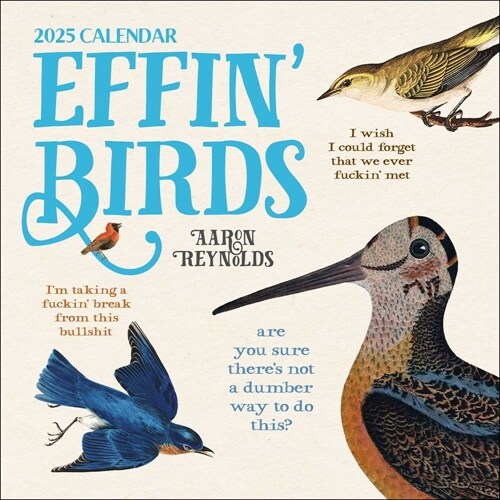 Effin Birds 2025 Wall Calendar (Wall)