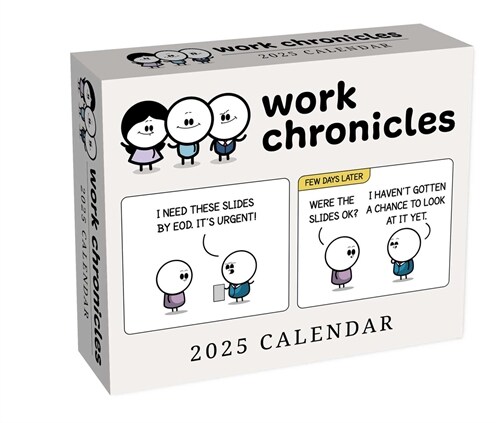 Work Chronicles 2025 Day-To-Day Calendar (Daily)