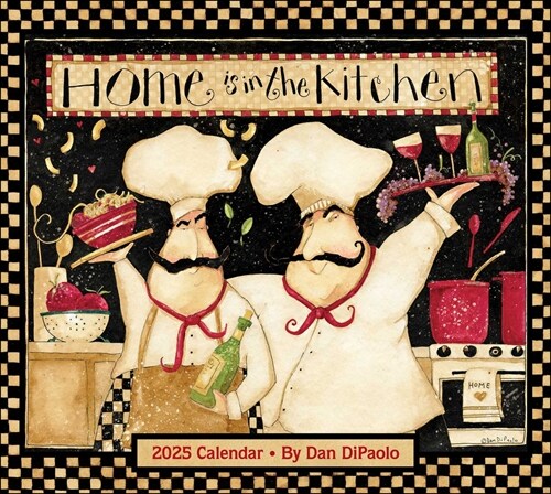 Home Is in the Kitchen 2025 Deluxe Wall Calendar (Wall)
