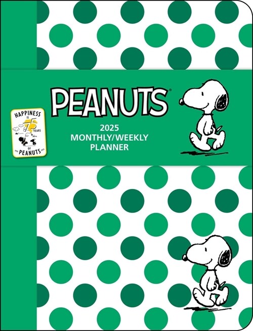 Peanuts 12-Month 2025 Weekly/Monthly Planner Calendar (Desk)