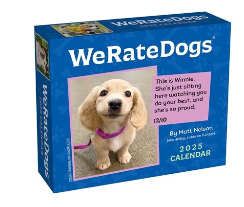 Weratedogs 2025 Day-To-Day Calendar (Daily)