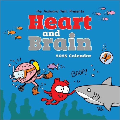 Heart and Brain 2025 Wall Calendar (Wall)