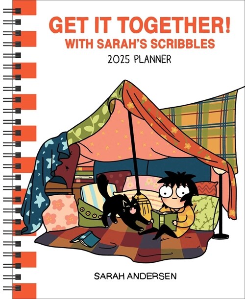 Sarahs Scribbles 12-Month 2025 Monthly/Weekly Planner Calendar: Get It Together! (Desk)