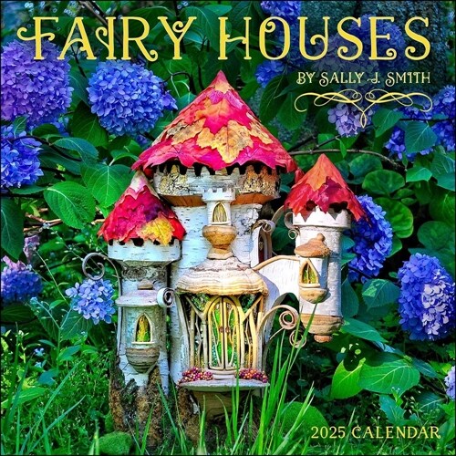 Fairy Houses 2025 Wall Calendar (Wall)