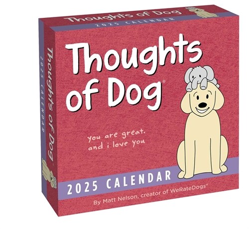 Thoughts of Dog 2025 Day-To-Day Calendar (Daily)
