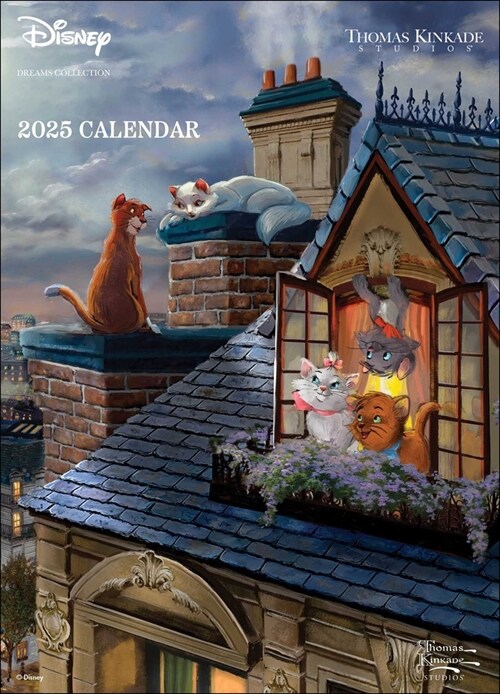 Disney Dreams Collection by Thomas Kinkade Studios: 12-Month 2025 Monthly/Weekly (Desk)