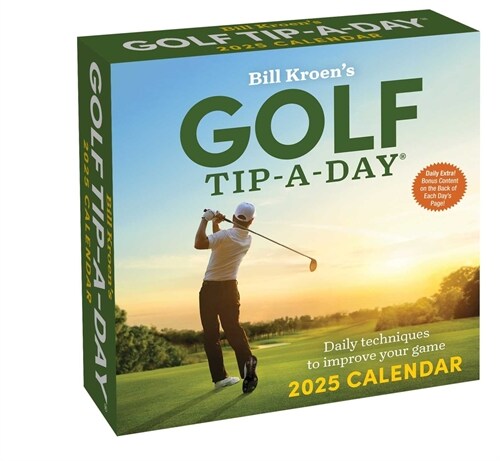 Bill Kroens Golf Tip-A-Day 2025 Calendar (Daily)