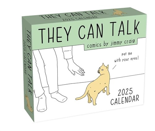 They Can Talk Comics 2025 Day-To-Day Calendar: Pet Me ...with Your Eyes! (Daily)