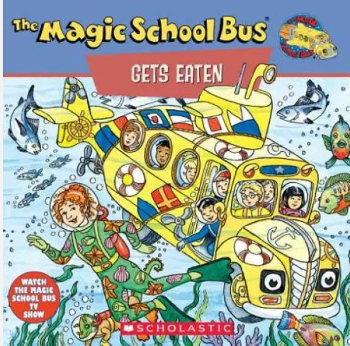 [중고] The Magic School Bus Gets Eaten (Paperback)