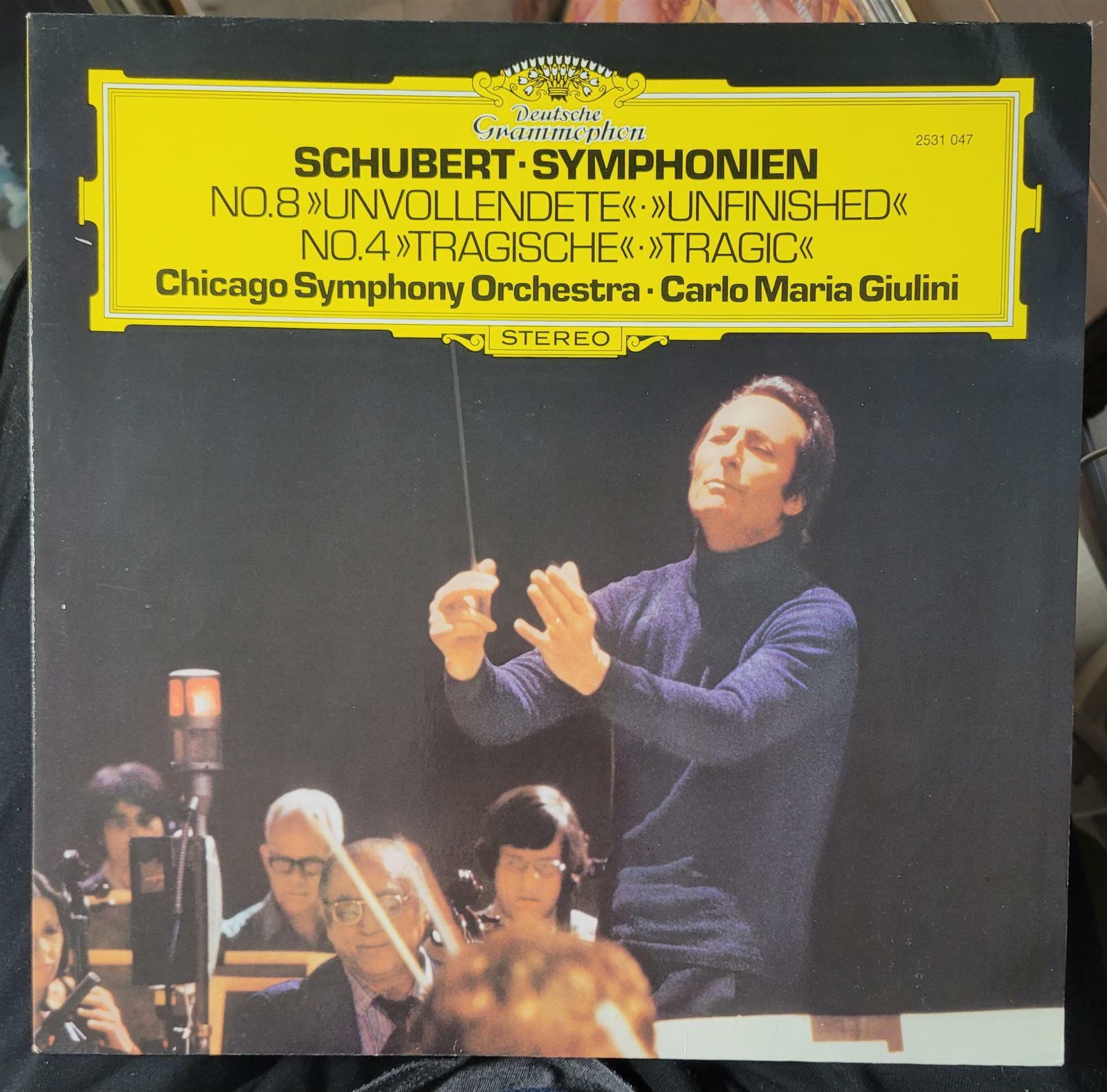 [수입][LP] Carlo Maria Giulini -Schubert: Symphonies No.4 ‘Tragic‘ & No.8 ‘Unfinished‘ (독일)