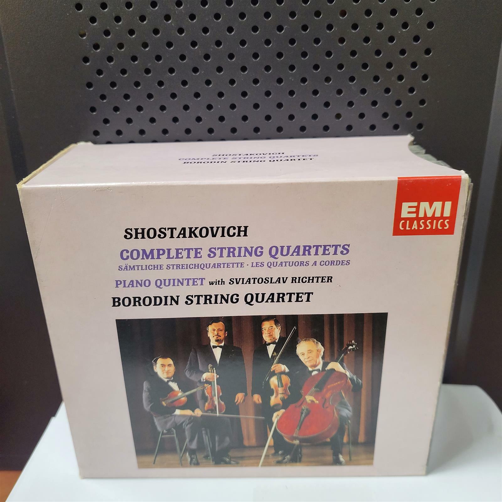 [중고] Shostakovich Complete String Quartets - Borodin String Quartet (6 x CD) 