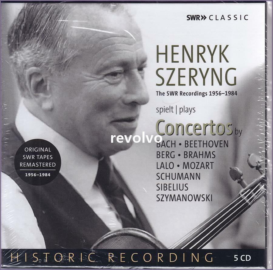[중고] [수입] 헨리크 셰링 SWR 레코딩 (바이올린 협주곡 모음집) [5CD]