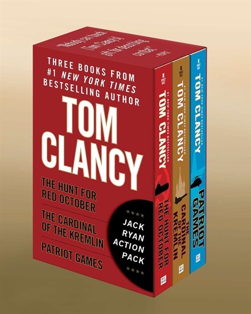 Tom Clancys Jack Ryan Action Pack: The Hunt for Red October/The Cardinal of the Kremlin/Patriot Games (Boxed Set)