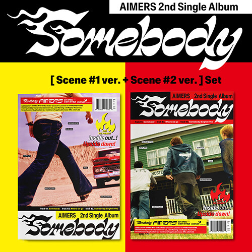 [중고] [세트] 에이머스 - 싱글 2집 Somebody [Scene 1+Scene 2 Ver.]