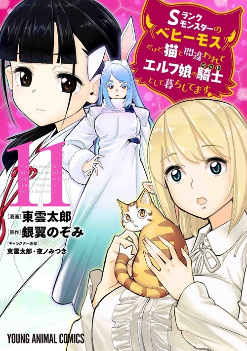 Sランクモンスタ-の《ベヒ-モス》だけど、猫と間違われてエルフ娘の騎士として暮らしてます 11 (ヤングアニマルコミックス)