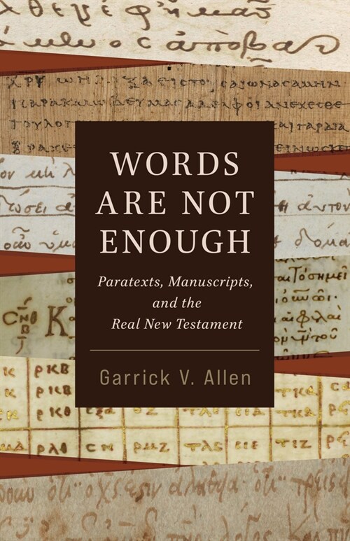 Words Are Not Enough: Paratexts, Manuscripts, and the Real New Testament (Paperback)