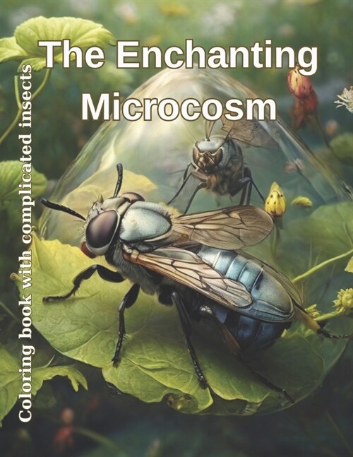 The Enchanting Microcosm: Coloring book with complicated insects (Paperback)