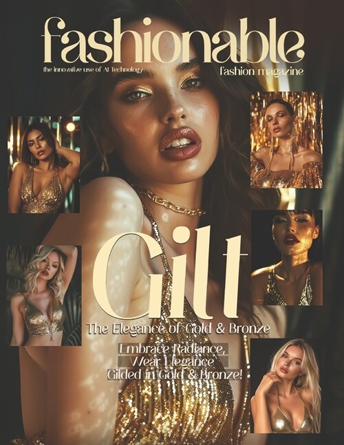 Fashionable Magazine: Gilt: The Elegance of Gold & Bronze, Embrace Radiance, Wear Elegance - Gilded in Gold & Bronze!: Unveiling a World of (Paperback)