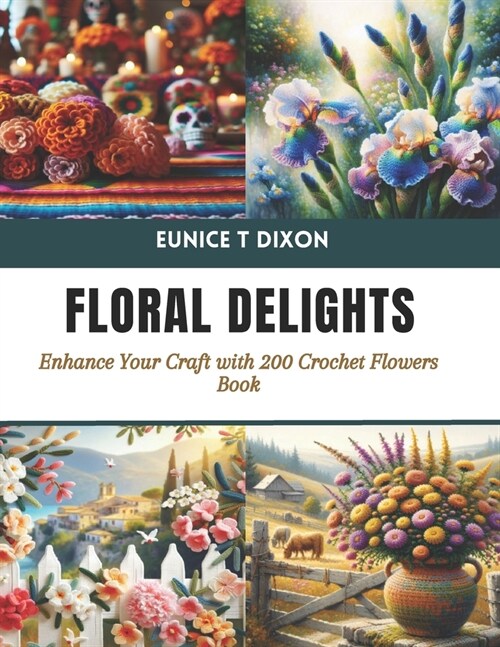 Floral Delights: Enhance Your Craft with 200 Crochet Flowers Book (Paperback)