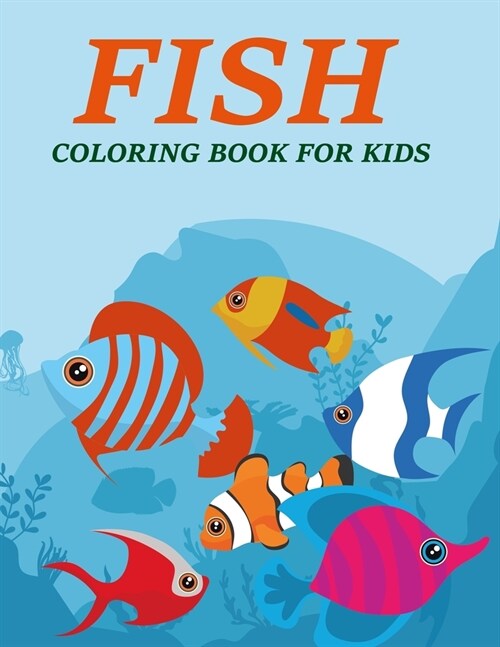 Fish Coloring Book For Kids (Paperback)