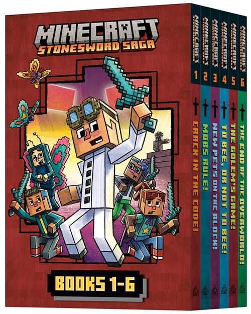 Minecraft Stonesword Saga Chapter Book Boxed Set (Minecraft Stonesword Saga) (Hardcover)