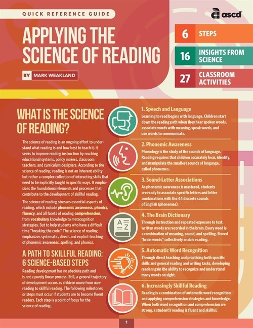 Applying the Science of Reading (Quick Reference Guide) (Paperback)