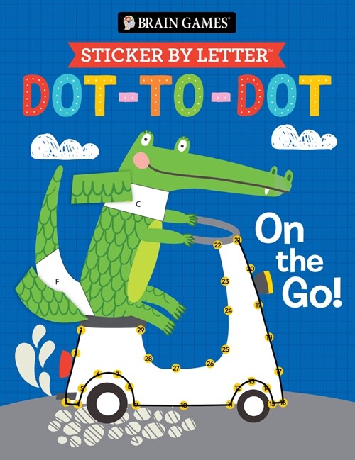 Brain Games - Sticker by Letter - Dot-To-Dot: On the Go! (Paperback)