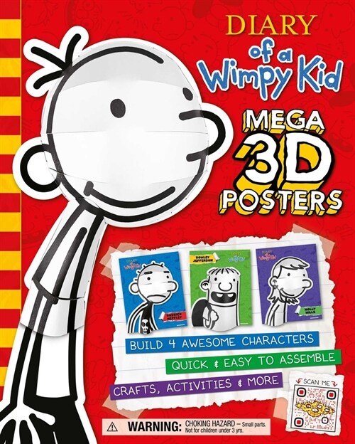 Diary of a Wimpy Kid: Pop Heads 3D Crafts: Quick & Easy to Assemble Life-Like Characters, Plus Crafts, Activities, and More (Paperback)