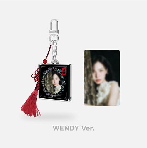 [굿즈][BLACK] Chill Kill - FRAME PHOTO KEYRING (미공개 포토카드 : WENDY)