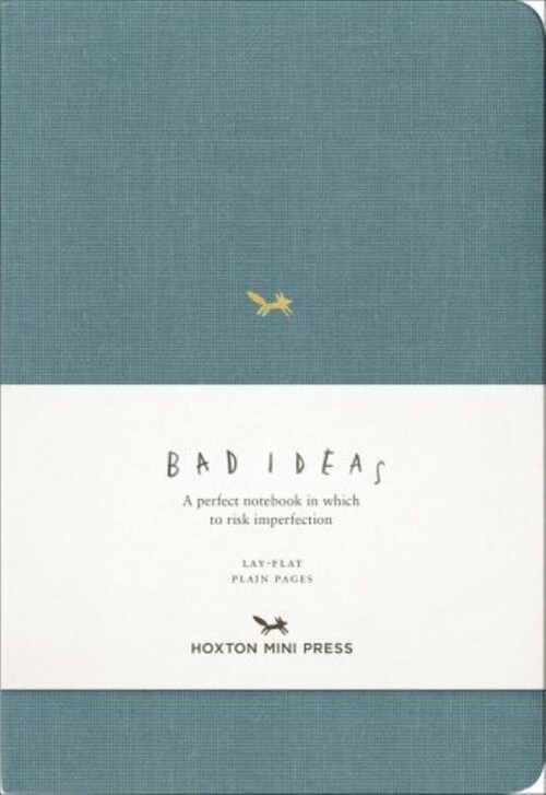 A Notebook for Bad Ideas - Blue Plain (Hardcover)