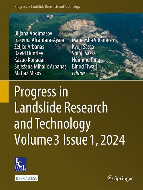 Progress in Landslide Research and Technology, Volume 3 Issue 1, 2024 (Hardcover, 2024)