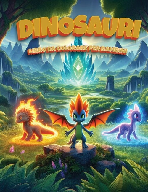 Dinosauri - Libro da colorare per bambini: Disegni di dinosauri per ragazzi e ragazze (Paperback)