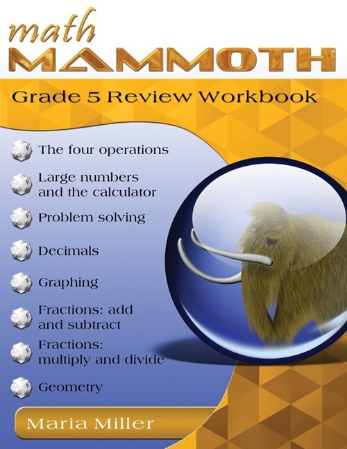 Math Mammoth Grade 5 Review Workbook (Paperback)