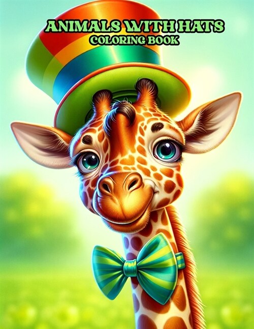 Animals with Hats Coloring Book (Paperback)