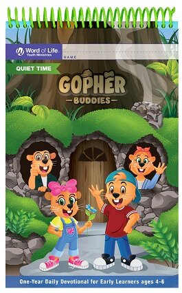 Gopher Buddies Quiet Time Diary Daily Devotional - Ages 4-6 (2023-24)