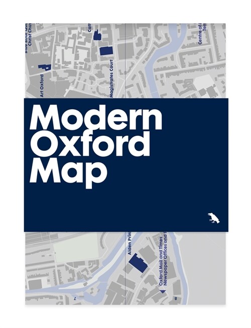 Modern Oxford Map : Guide to Modern Architecture in Oxford (Sheet Map, folded)