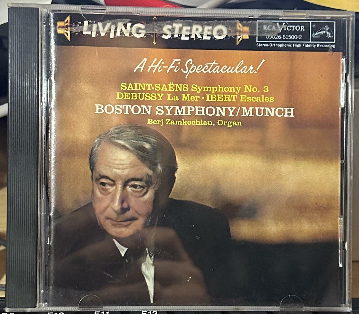 Saint-Saëns*, Debussy*, Ibert*, Boston Symphony* / Munch*, Berj Zamkochian – A Hi-Fi Spectacular! (S