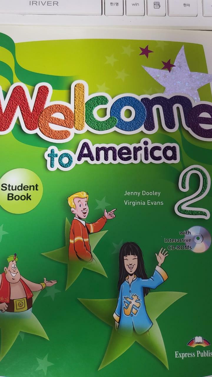 [중고] Welcome to America 2 (Student Book + CD-Rom 2장)