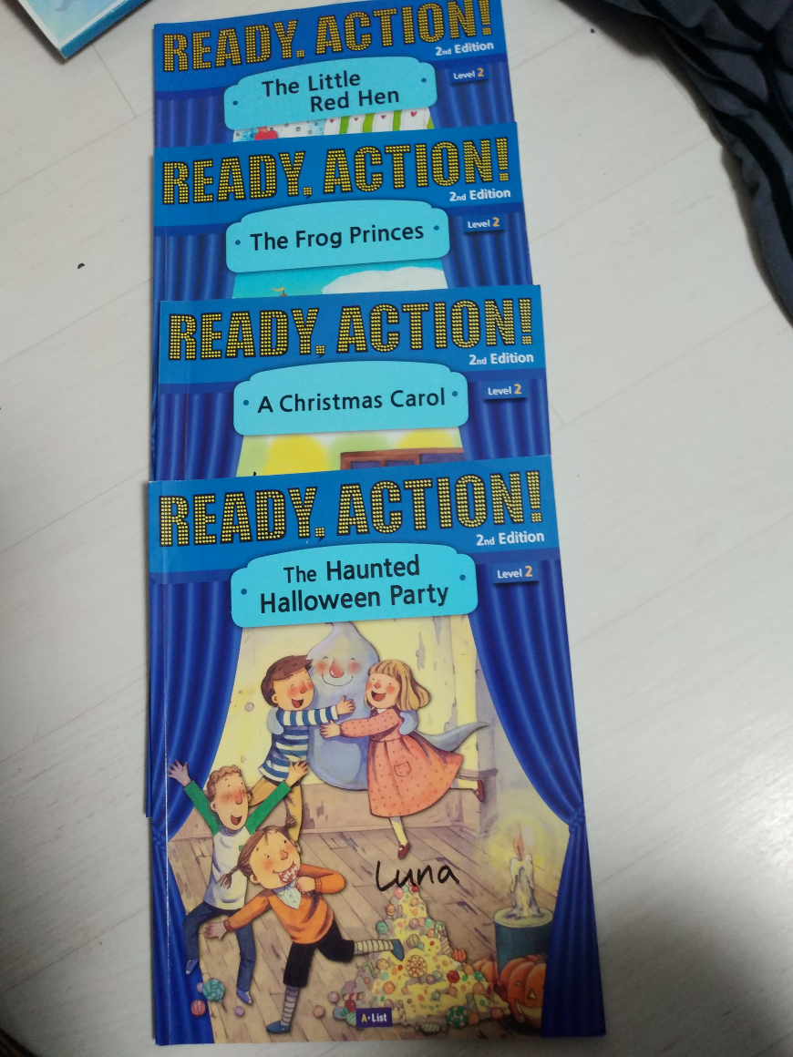 [중고] Ready Action Level 2 : A Christmas Carol (Student Book with CDs + Workbook, 2nd Edition)