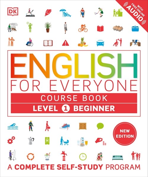 English for Everyone Course Book Level 1 Beginner: A Complete Self-Study Program (Hardcover)