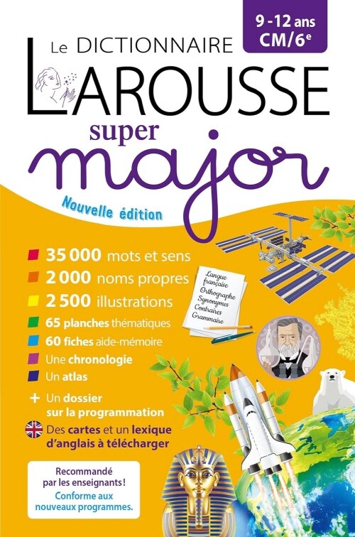 Larousse dictionnaire Super major 9/12 ans (Hardcover)