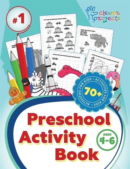 Preschool Activity Book for Kids 4-6 Years Old: Activity Book for Kids (Paperback)