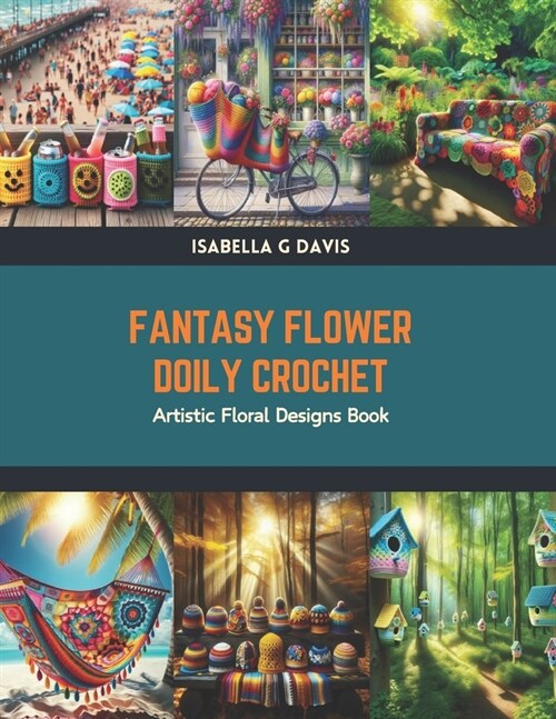 Fantasy Flower Doily Crochet: Artistic Floral Designs Book (Paperback)