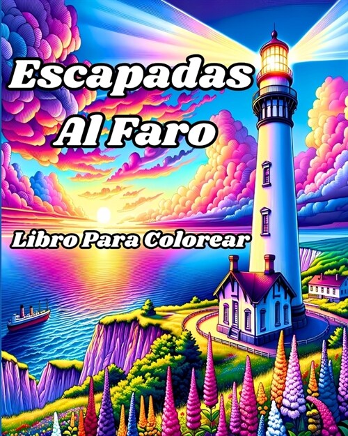 Libro Para Colorear Escapadas Al Faro: Dise?s detallados para aliviar el estr? y relajarse para adultos. (Paperback)